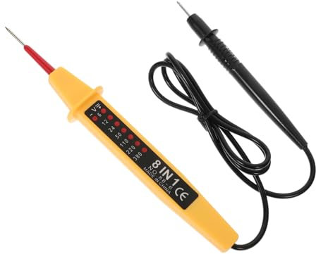 SOLUSTRE Automobile Spannungsprüfer Multifunktionales Elektro Tester Werkzeug Für Präzise Stromkreisdiagnose Einfach Zu Bedienen Und Langlebig Für Kfz-wartung