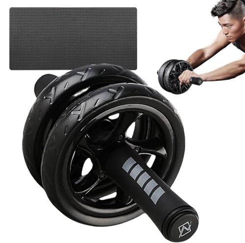 Rullo per allenamento addominale – Rullo per allenamento della del core per allenamento completo del corpo, attrezzatura per rafforzare la palestra a casa per muscoli di spalle, braccia e gambe