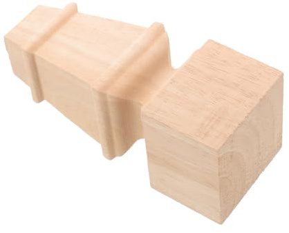 KONTONTY Piedi per Tavolo Facile Installazione in Stile Naturale in Legno Gambe per Mobili Robusti per Sostituzione di Tavoli e Armadi