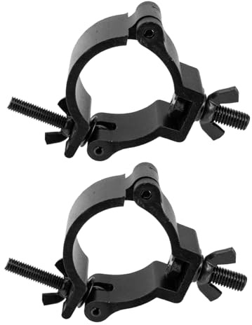 BESPORTBLE 2Pcs Aluminum Alloy Stage Light Hooks Moving Head Lamp Clamps Wear-Resistant Truss Lighting Accessories for Secure Stage Lamp Installation