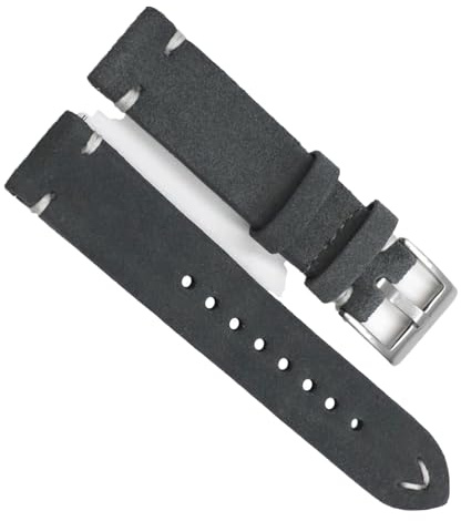 SGNJDKA Cuir Réaliste Montre à Bagues Manuscrites pour Hommes Femmes Remplacement de la Bande à l'Étanchéité
