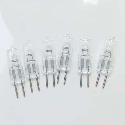 TYKGSQIP GY6.35 Halogenlampe 36V 35W 50W dimmbar warmweiß 2700K JC Typ Halogenlampe, geeignet für Kronleuchterbeleuchtung, Vitrinenbeleuchtung (5 Stück/36V 50W)