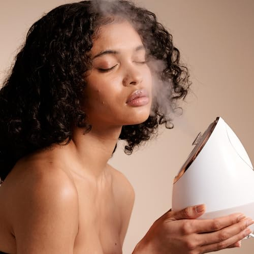 Sensa Nano Ionic Facial Steamer by Project E Beauty | Deep Pore Cleansing | Warm Mist Sprayer | Detoxify & Clarify Complexion | Moisturize & Hydrate | Home Face Sauna | with 3 Essential Oil Baskets