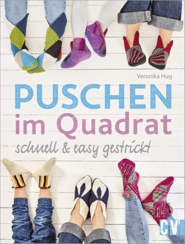 Puschen im Quadrat, schnell & easy gestrickt
