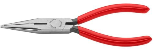 Long Nose Pliers w/Cut | 6 1/4 Vanadium Steel Long Nose Pliers with Cutter