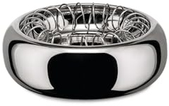 Alessi - Aschenbecher aus Edelstahl 13 x 5,5 x 13,5 cm