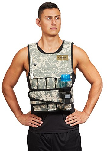CROSS101 Gewichtsweste, Arctic/Desert Camouflage, 9 kg - 36 kg
