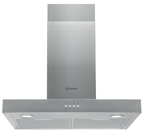 Indesit 60cm Slimline Cooker Hood - Stainless Steel