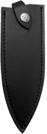 Aibote Porte-fourreau de Gaine de Couteau en Cuir avec Boucle de Ceinture pour Couteaux de Cuisine de Chef sac de Poche étui Tactique pour Couteau de Chasse à Lame Fixe (D)