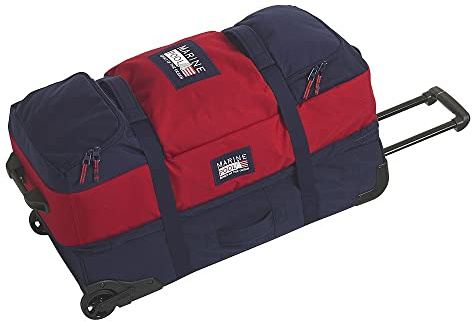 Marinepool Classic Wheeled Bag 140L Farbe rot/Navy, Gewicht in kg 4,65, Liter 140, Maße in cm LxBxH 80 x 42 x 42
