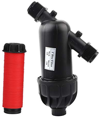 lyrlody Sieb-Bewässerungsfilter, 120 Mesh, 130-Mikron-Level-Scheibenfilter, Tropfbewässerung, Wasserfilter, Gartenbewässerungssystem, für Gartenarbeit, Landwirtschaft, Tropfbewässerung