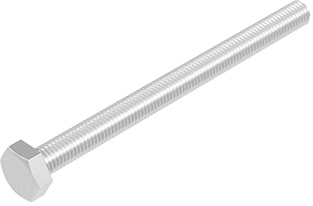 SECCARO Sechskantschraube M5 x 65 mm, Edelstahl V2A VA A2, DIN 933 / ISO 4017, Außensechskant, 20 Stück