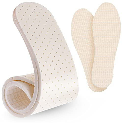 WLLHYF Solette in Memory Foam Super Soft Assorbimento degli Urti Solette di Resistenza alla Compressione Sottili Inserti per Scarpe per Uomini e Donne Alleviano Il Dolore al Piede (26 cm)