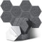 JurciCat 12 piezas paneles acusticos decorativos Paneles Acústicos Hexagonales espuma acustica insonorizacion Panel pared absorbente sonido para estudio de sonido oficina sala de juegos (30x26x0.9cm)
