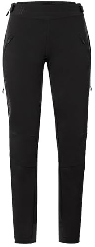 VAUDE Damen Fahrrad Isolationshose Minaki Pants, Winddicht, Wasser- und schmutzabweisend, atmungsaktiv, Black Uni, 42