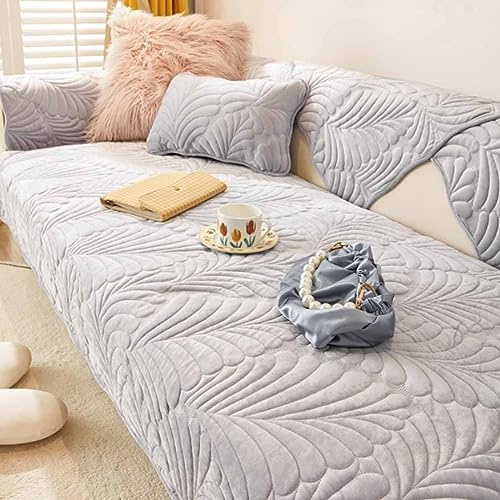 MTHGH Sofabezug rutschfeste Sofadecke，sofaschutz1 2 3 4-Seater L Shape Sofaschoner,Hund Katze Überwurf Hundedecke Ecksofa Sofa Schutzdecke Sofaschutz Hund Kratzschutz Katze (grey3, 70x150cm)