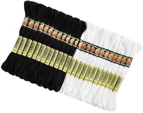 TEHAUX 24stücke Teiliges Mit Tragbarem Stickgarn Praktischen Nähzutaten Professionellen Nähfäden Und Schneidbarem Stickgarn Für Täglichen Gebrauch Und Haushaltnäharbeiten