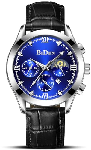 HANPOSH Mens Watches Analog Quartz Watches Men 30M Waterproof Watch Fashion Casual Mens Designer Wrist Watch with Date
