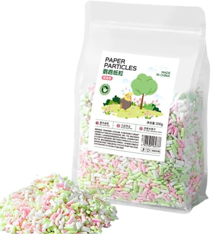 Bird Cage Litter, Bird Litter for Cage | Natural Small Animal Litter for Parrots - Parrot Paper Supplies, Soft Wood Chips, Co's Mouth Accessories