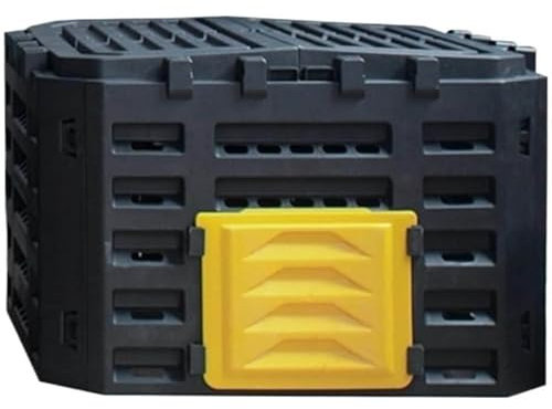 Composteur d'extérieur avec de nombreuses aérations pour une création rapide du sol, composteur multicouche fabriqué à partir de polypropylène durable