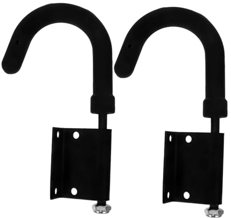 HAMPPLIES 2 piezas Gancho de Escalera Resistente para Tejados Accesorio Seguro Antideslizante para Escaleras Extensibles Tijera para Uso Exterior y Montaje Fácil