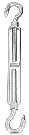 ERYUE Tendeur de Câble Métallique Réglable en Acier Inoxydable pour Réglage de la Tension des Câbles Métalliques en Acier pour Installation Extérieure et Intérieure (#3)