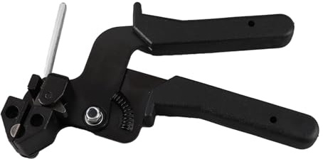 TOPINCN Pistola Automática de Bridas para Cables de Acero Inoxidable, Herramienta de Tensión Ajustable para Gestión de Cables, 1 Pistola para Bridas de Acero Inoxidable