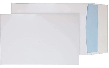 Blake Purely Packaging 41060 FAlten-Versandtasche Haftklebung Weiß B4 350 x 250 x 25 mm 140 g/m² | 125 Stück