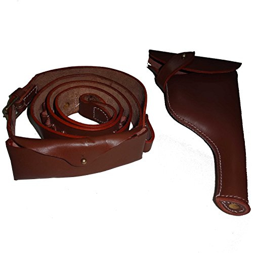 warreplica Deutsch Mauser C96 Bolo M1921 Leder Pistole Holster & Ammo Bandolier Gürtel - Reproduktion