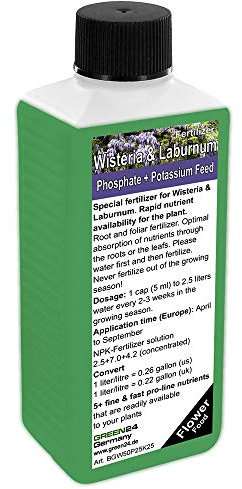 GREEN24 Wisteria/Laburnum Liquid Fertilizer HighTech NPK, Root Soil Foliar fertilizer - Pro. Plant Food