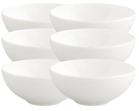 Villeroy & Boch 10-4412-3810 Royal Dessertschale, Porzellan, Weiß, 15.21 x 15.5 x 17.7 cm, 6 Einheiten