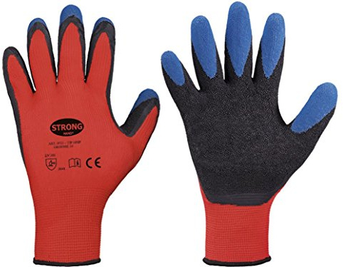 TIP GRIP Stronghand Arbeits- Handschuhe doppelt beschichtet - Profi Qualität