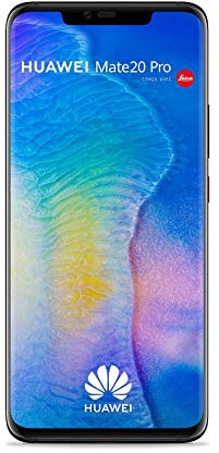 Huawei Mate 20 Pro Smartphone débloqué 4G (6,39 pouces - 128 Go/6 Go - Double Nano-SIM ou Nano-SIM + carte Nano-SD - Android) Noir [Version internationale]