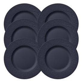 Villeroy & Boch Manufacture Rock Frühstücksteller 22 cm Set6