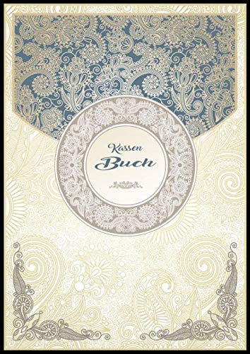 KASSENBUCH: einfach A4 : Grossformat 108 Seiten / Einnahmen-Ausgaben Buch / geeignet für Kleinunternehmer und Vereine / Übersicht der Finanzen für Selbstständige / Ornamente Mandala