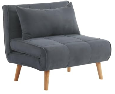 Vente-unique - Schlafsessel 1 Chila - Polyester - grau