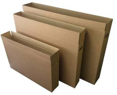 43 inch TV Removal Cardboard Moving Box - ideal for Screens, Artwork, Mirrors & Pictures (2)