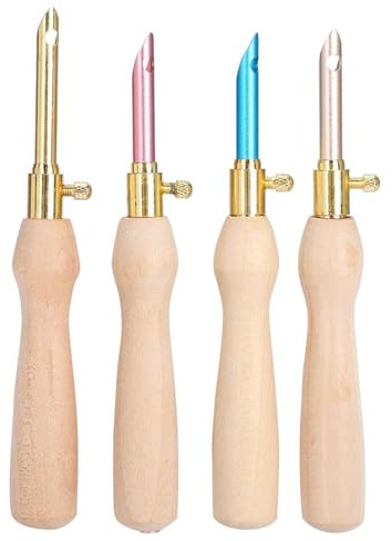 4 Uds. Aguja Perforadora Portátil para Coser Fieltro, Manualidades DIY, Kit de Agujas Perforadoras para Adultos, Manualidades DIY para Principiantes