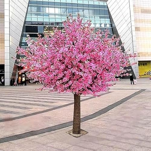 Künstlicher Kirschblütenbaum, künstlicher rosa Pfirsichbaum, hoch, Kunstbaum, Seide, hohe japanische Kirschblüten, Kunstpflanzen for moderne Büro-, Wohnzimmer-, Eingangsbereich- und Heimdekoration ( C