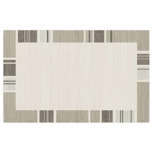Tidyard Teppich Bambusmatte Wohnzimmerteppich Badezimmerteppich Bambusteppich für Wohnzimmer,Läufer Küchenteppich Flurteppich Kurzflor Mehrfarbig 190x300 cm rutschfest
