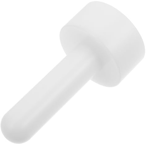 Cabilock User-Friendly Silicone Baking Presser for Making Pies and Waffles, White Elegant Ice Cream Cone Mould Versatile Egg Tart Tamper for Seasoned Professionals and Novice Bakers