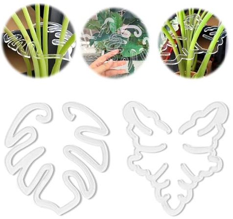 YEAMLTE Monstera Grapple, 2 PCS Ssupporto per Piante, Monstera Plant Grapple, Monstera Supporto per Tartaruga, Monstera Grapple Supporto per Piante, per Piante da Interni ed Esterni