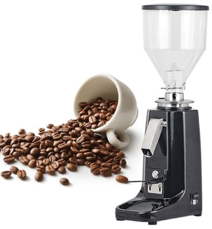 Moulin À Café Professionnel 250 W, Moulin À Café Électrique Commercial 1500 Ml Avec Disque De Broyage À Couteau Plat De 60 Mm, Moulin À Café Double Mode Réglable À 19 Vitesses Pour Café, Bureau, Bar