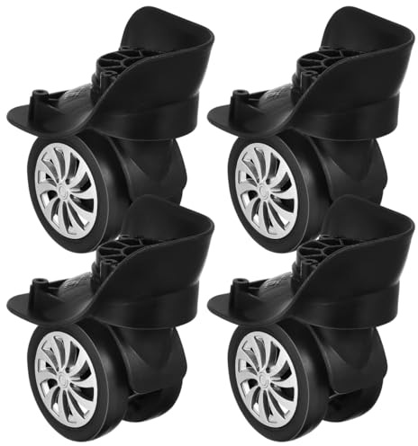 NUOBESTY 4pcs Office Chair Wheels Replacement Universal Caster Wheels for Luggage Suitcase Replacement Accessories