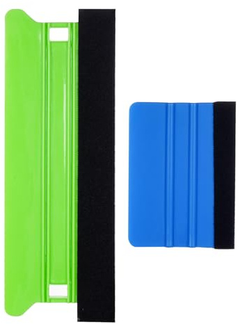 2 PCS Large Plastic Squeegee 4inch - 8inch Vinyl Window Tint Car Wallpaper Smoothing Tool for Cars Wrap,Windows Cleaning (2)