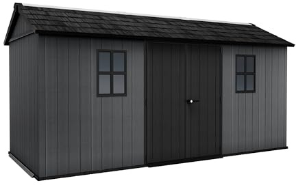 Abri de Jardin Newton Plus 1575-10 m² - Gris Aspect Bois - KETER