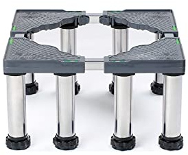 Base de meuble réglable pour machine à laver, sèche-linge, réfrigérateur et climatiseur – Tapis anti-vibrations de 20,1 cm de hauteur pour appareils ménagers, lave-vaisselle et machine à glaçons