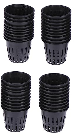 GARIOUANS 80 Pezzi per grandi dimensioni fuori cestino pentola secchio per vegetali tazze rete per piantare plastica Riutilizzabile