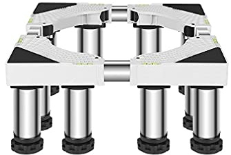 AYCDL Waschmaschinenständer, Waschmaschinensockel, Feuchtigkeitsbeständiger Trocknerständer, Höhenverstellbare Trockner- Und Kühlschrankablagen (Länge/Breite 42–66 cm), Große H