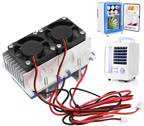 BAFOVY Halvledare Kylning Kylare Termoelektriskt Peltier System 12V DIY Kit 144W Mini Luftkonditionering Djurkylningsenhet Högpresterande Kylning